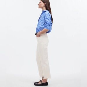 Madewell 25 90's Straight Crop Women's Cream Jeans